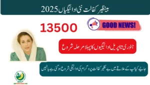 Benazir Kafalat New Payments 2025 1st Phase Of Jan- April Payments Begins